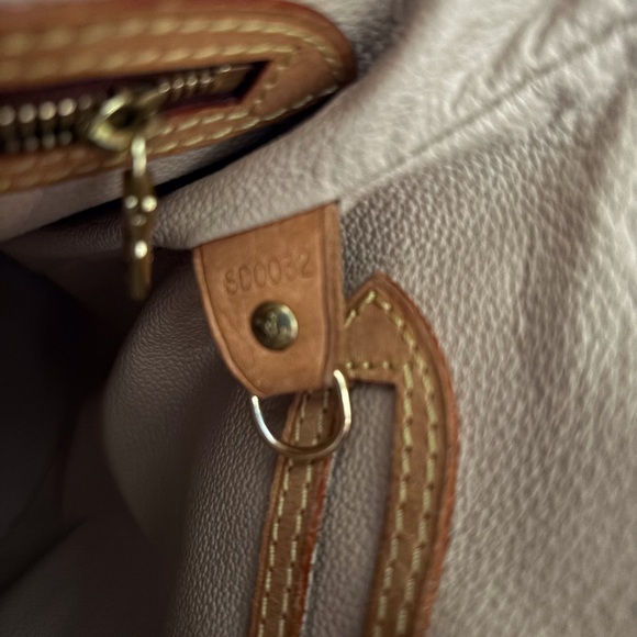 Louis Vuitton Bucket Handbag with Monogram Canvas and Leather Trim - Picture 10 of 14